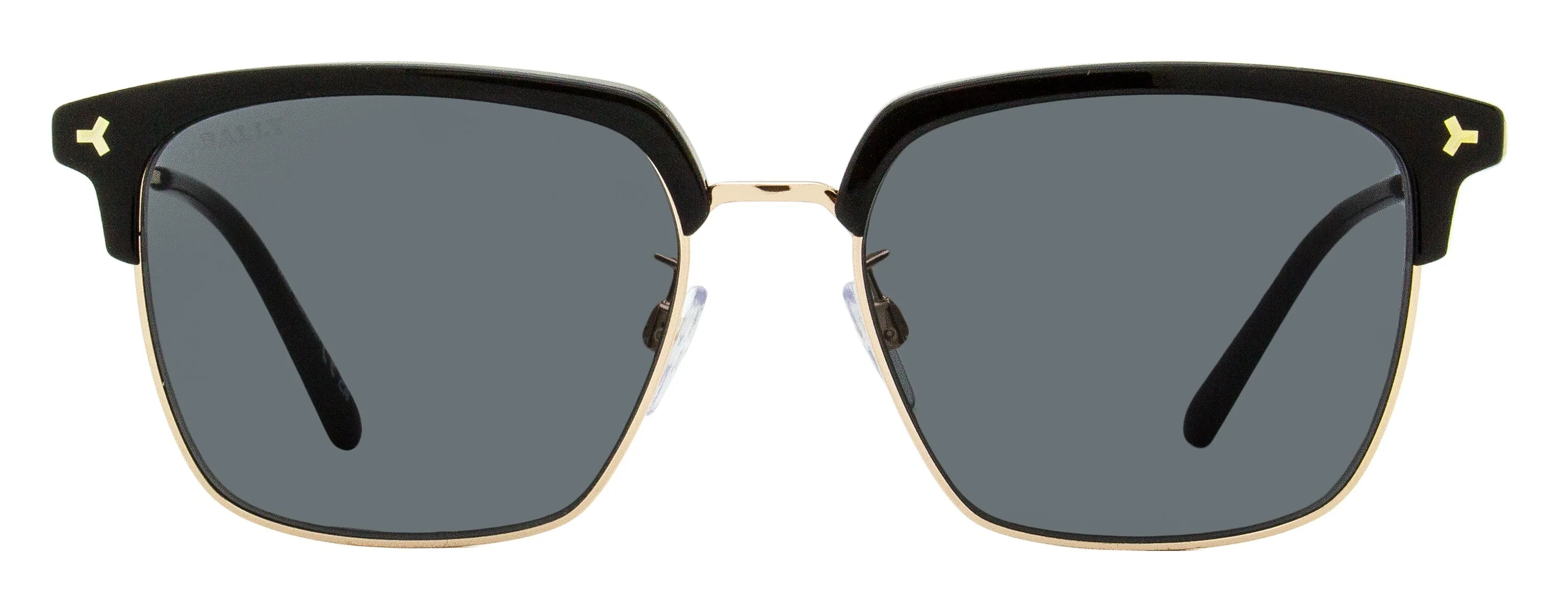 Bally Browline Sunglasses BY0090D 05A Gold/Black 55mm