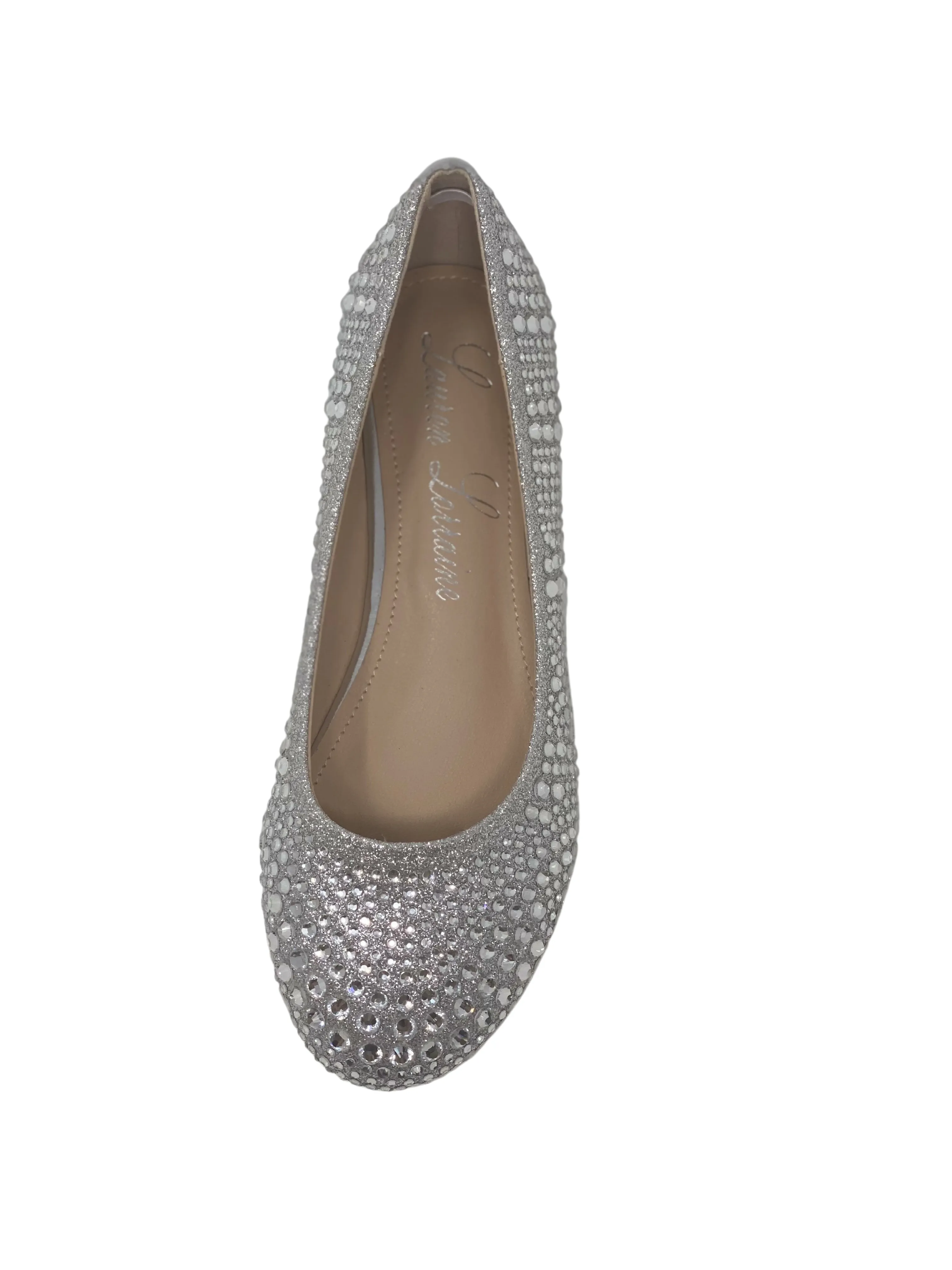 BREA SPARKLY RHINESTONE BALLET FLAT SHOE