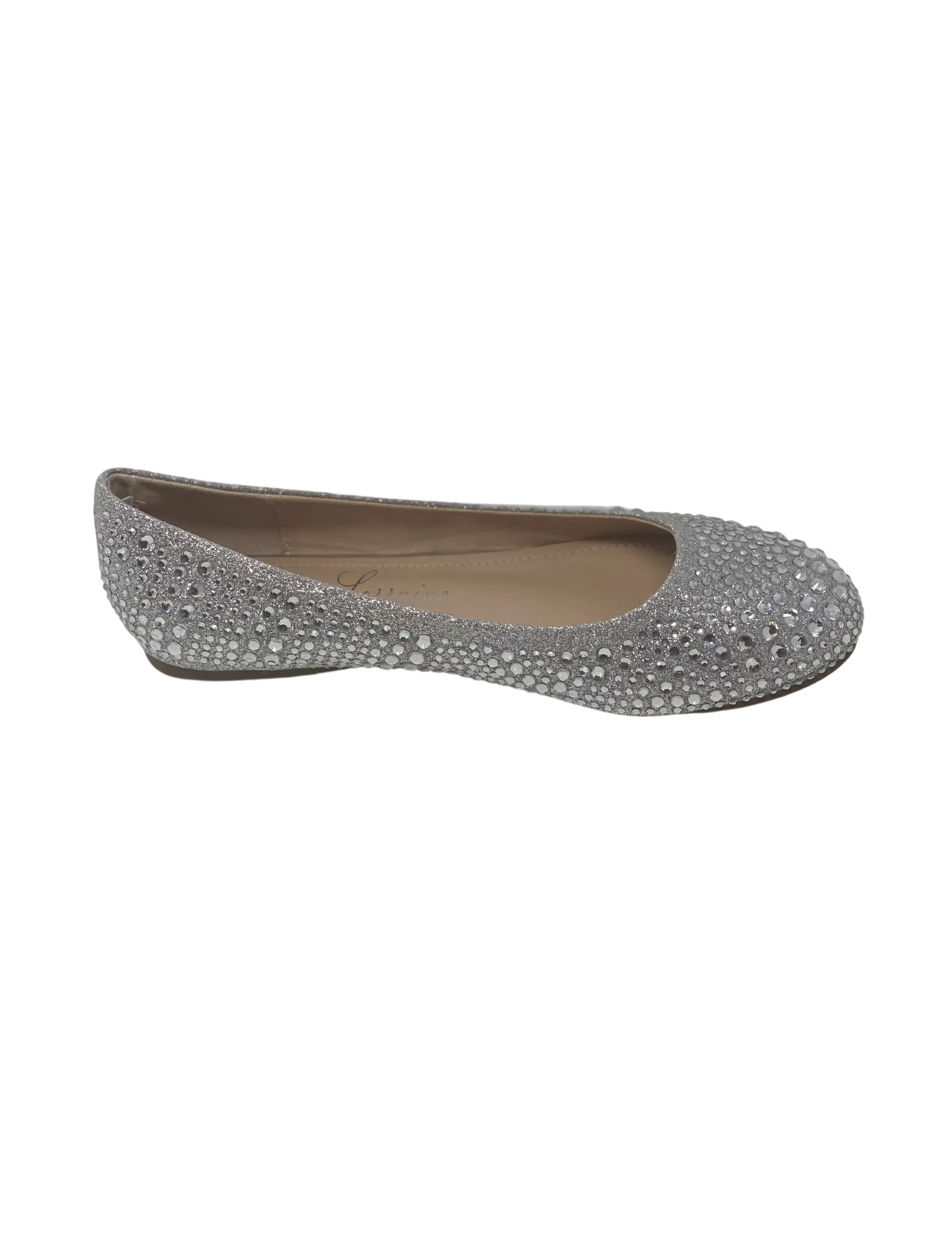 BREA SPARKLY RHINESTONE BALLET FLAT SHOE
