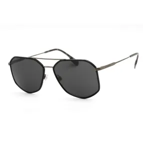 Burberry Men's Sunglasses - Black Metal Aviator Frame Dark Grey Lens | 0BE3139 114487