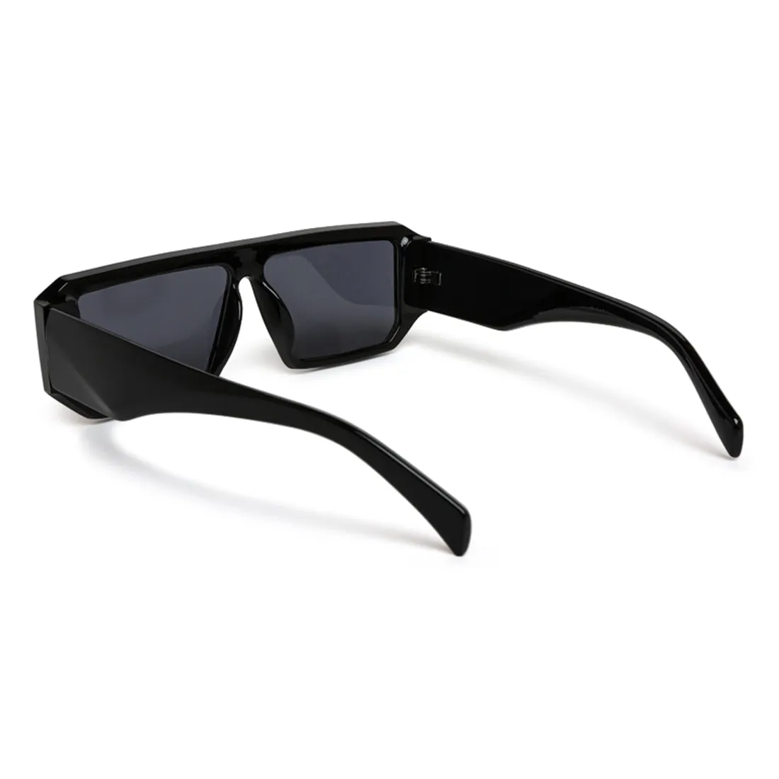 Flat Bridge Rectangular Sunglasses