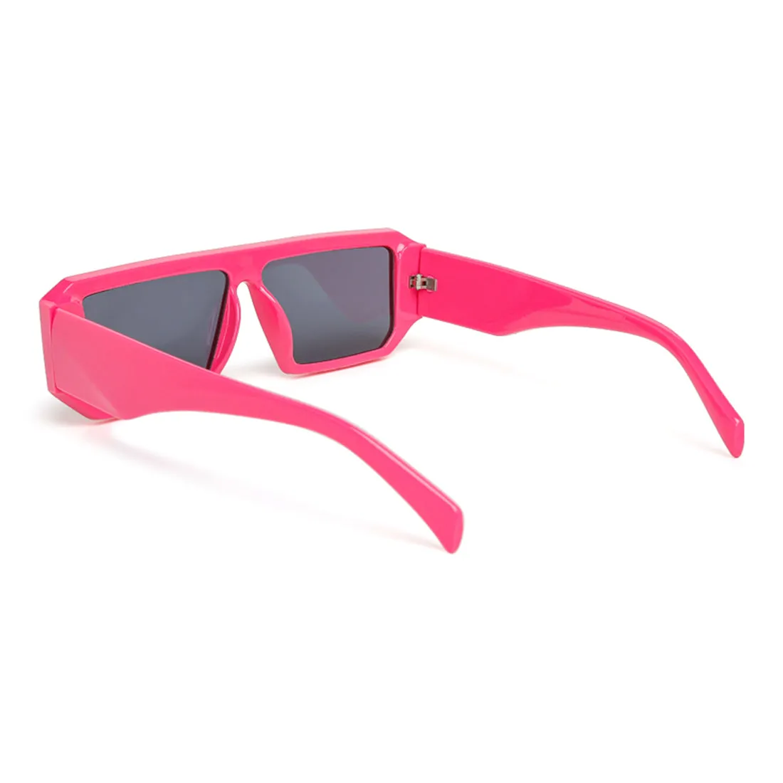 Flat Bridge Rectangular Sunglasses