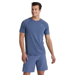 Gym Coffee Mens Relentless Short Tee Thunder Blue