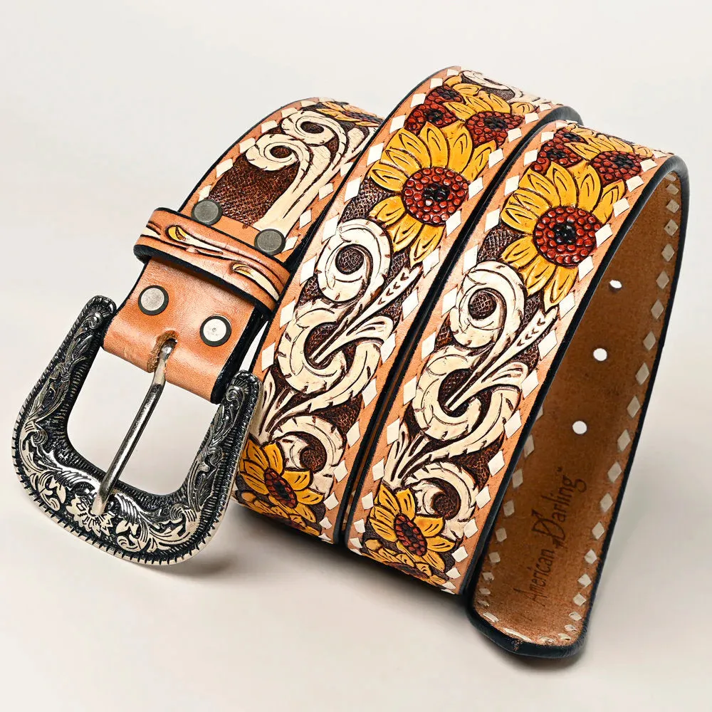Hayfield Hand Tooled Leather Belt