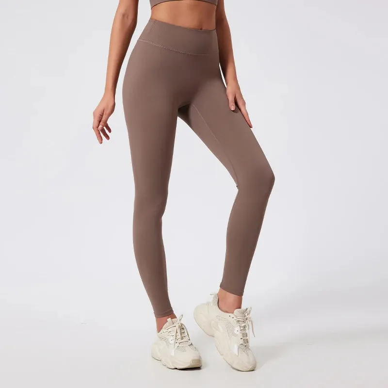 High Waist Quick-Dry Fitness Leggings for Women - Breathable, Compressed, and Anti-Wrinkle Tights for Yoga, Running, and Gym Workouts