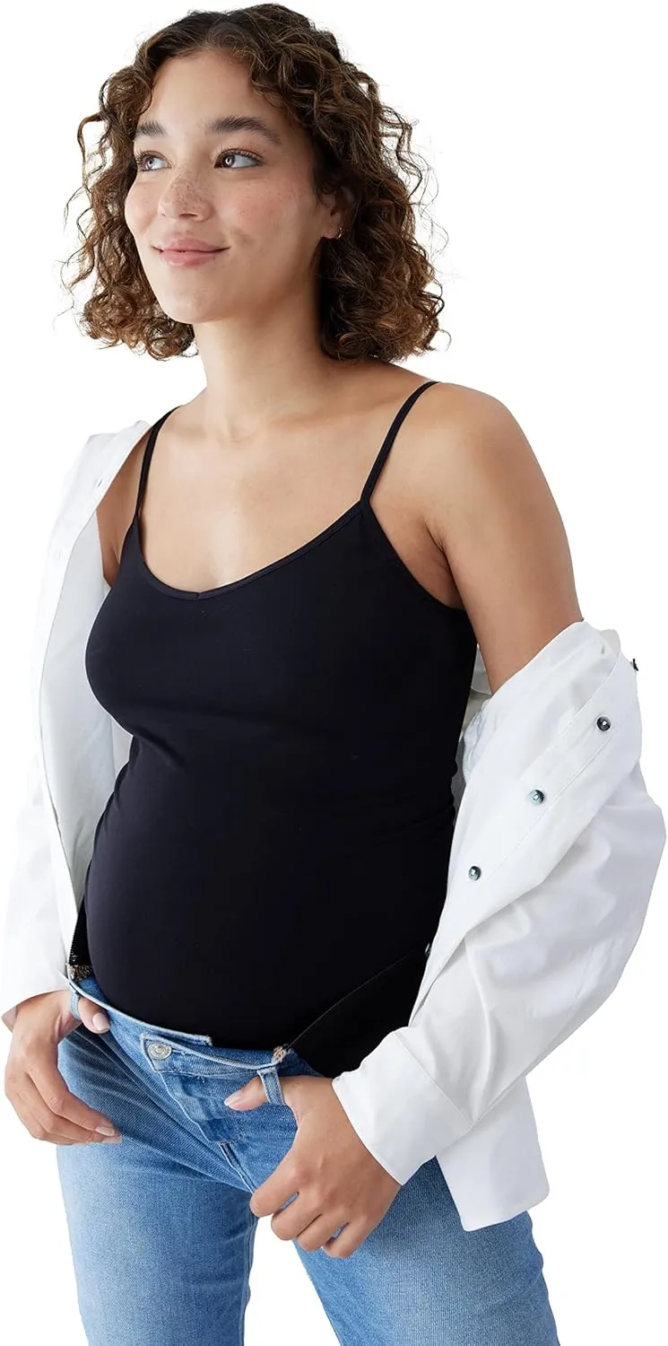 Ingrid & Isabel Seamless Maternity Cami, Comfortable Pregnancy Tank Top