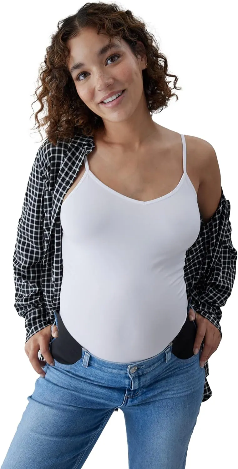 Ingrid & Isabel Seamless Maternity Cami, Comfortable Pregnancy Tank Top
