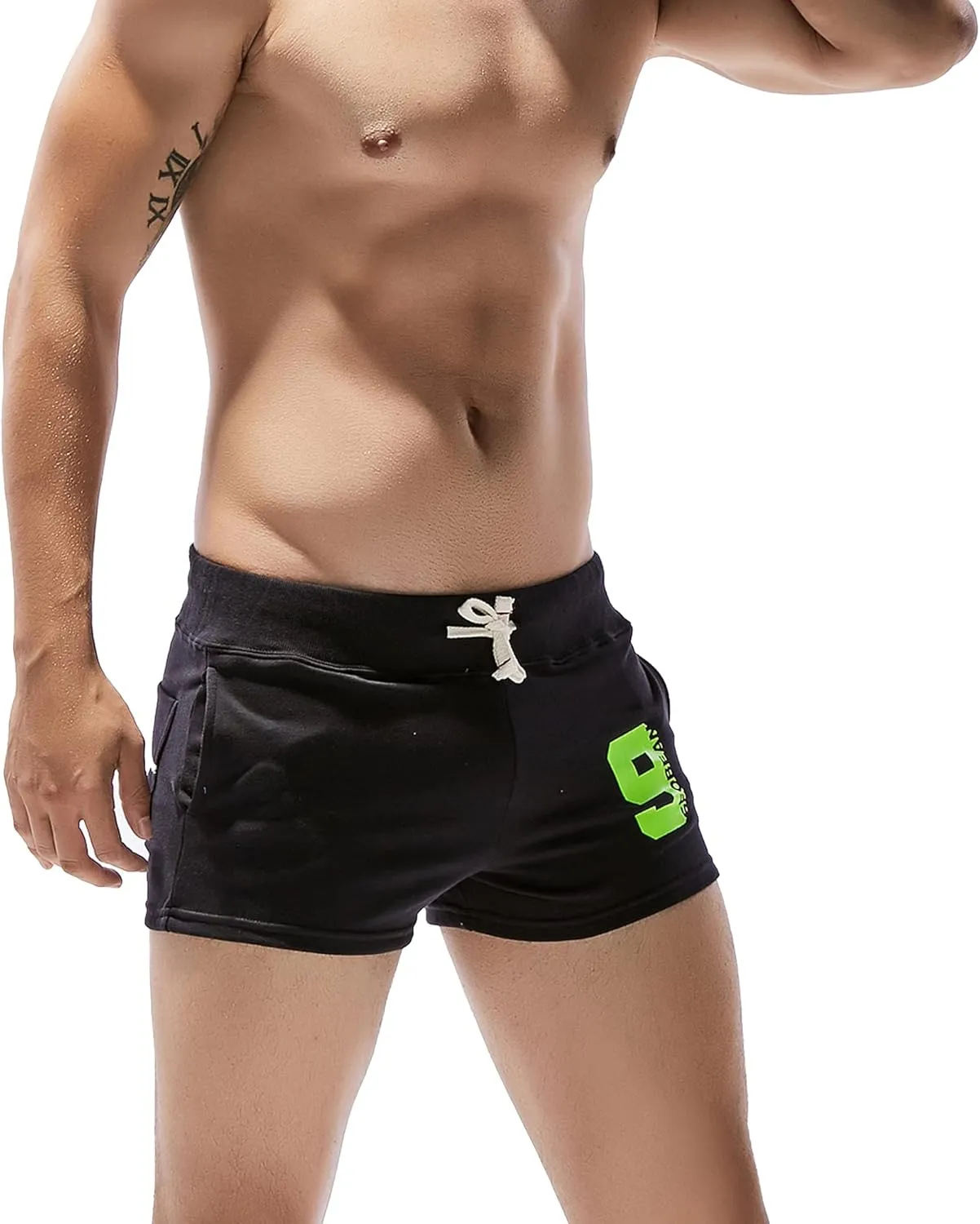 JOINFUN Men's 3 Inch Running Athletic Workout Shorts Soft Cotton Pajama Shorts Sleep Bottom