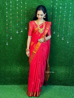 Kanchi semi soft silk saree prebook