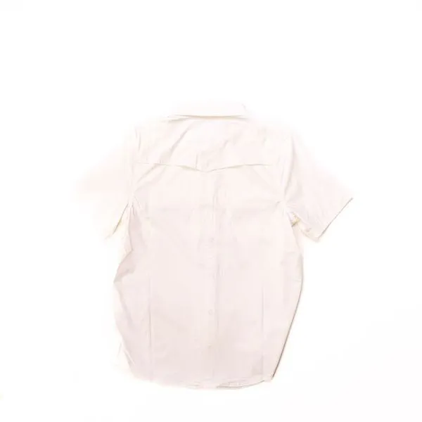 Kid's Poncho Pearl Snap Shirt Yth Mutton Tee-Wht