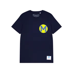 Large Left Chest Logo Tee Navy