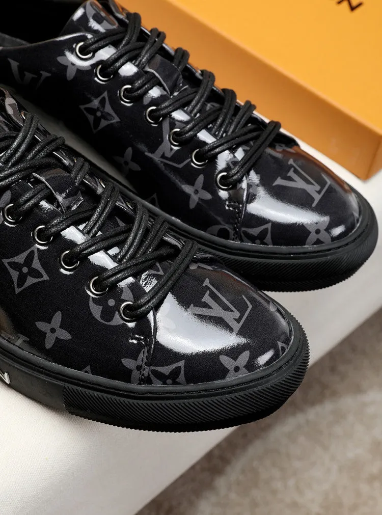 Louis Vuitton Low Monogram Black Breathable Sneaker