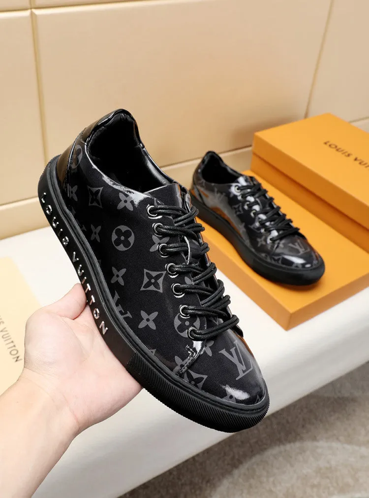 Louis Vuitton Low Monogram Black Breathable Sneaker