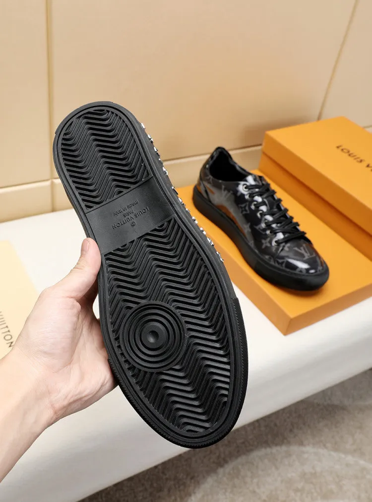 Louis Vuitton Low Monogram Black Breathable Sneaker