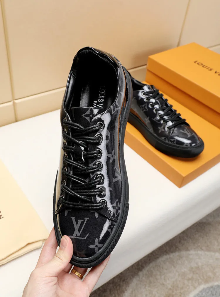 Louis Vuitton Low Monogram Black Breathable Sneaker