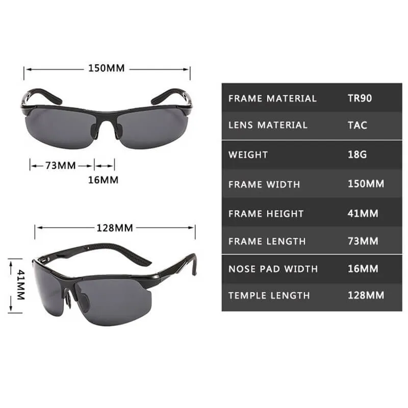 Male Anti-glare UV400 Sunglasses / Stylish Driving  Goggles - SF0702