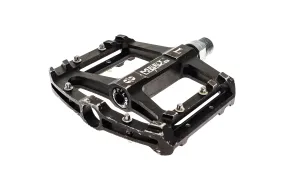 Meetlocks 3 Bearing Pedals Flats Black