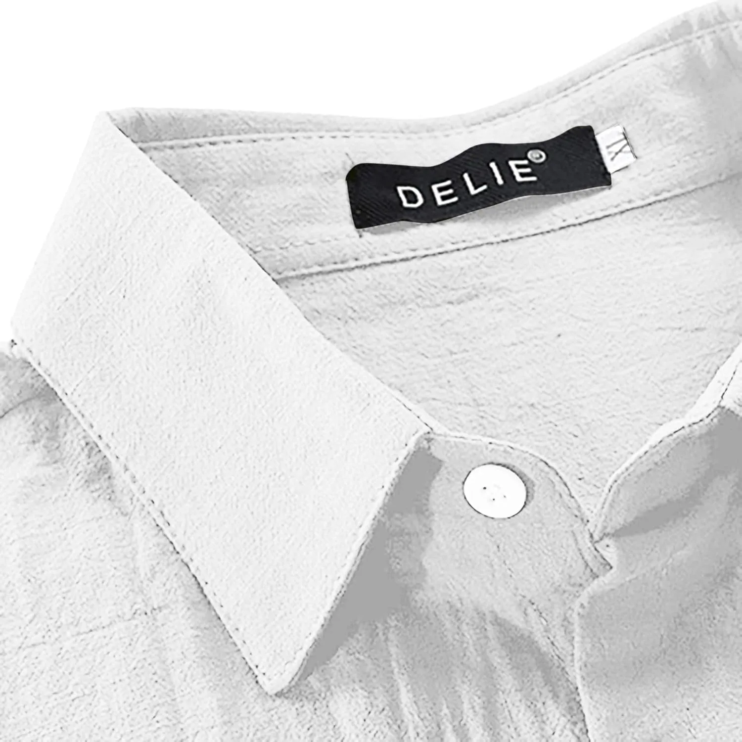 Men's Linen Cotton Tank Top Solid Color Sleeveless Single Breasted Lapel Vest Quick Dry Breathable Island Summer Beach Shirt