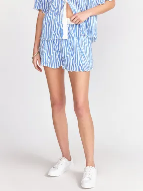 Plisse Swirl Soft Shorts - Lena