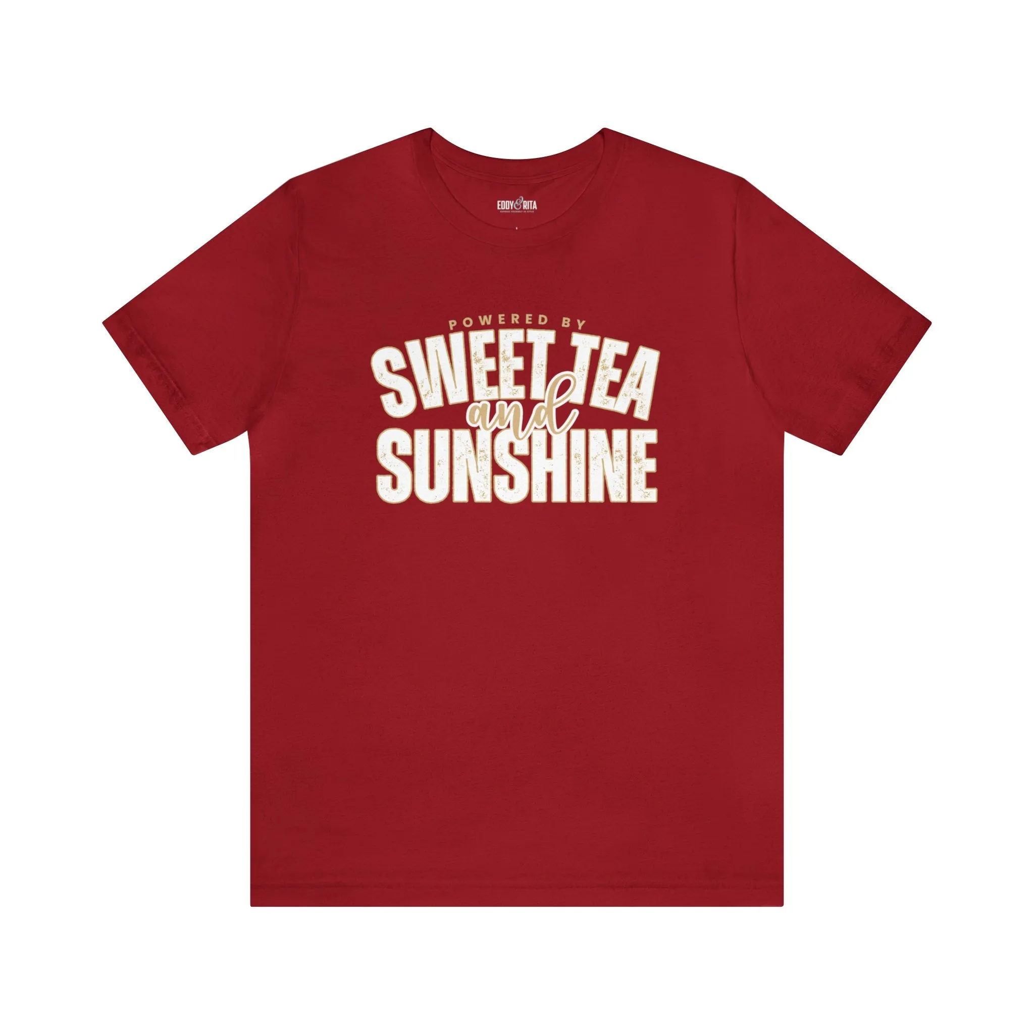"Powered by Sweet Tea and Sunshine" Women's Bella Canvas Tee