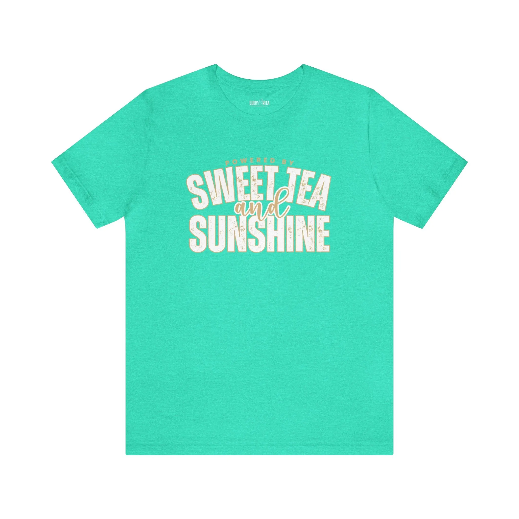"Powered by Sweet Tea and Sunshine" Women's Bella Canvas Tee