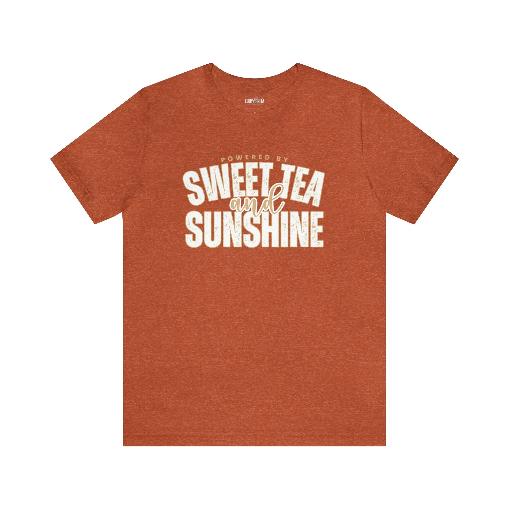"Powered by Sweet Tea and Sunshine" Women's Bella Canvas Tee