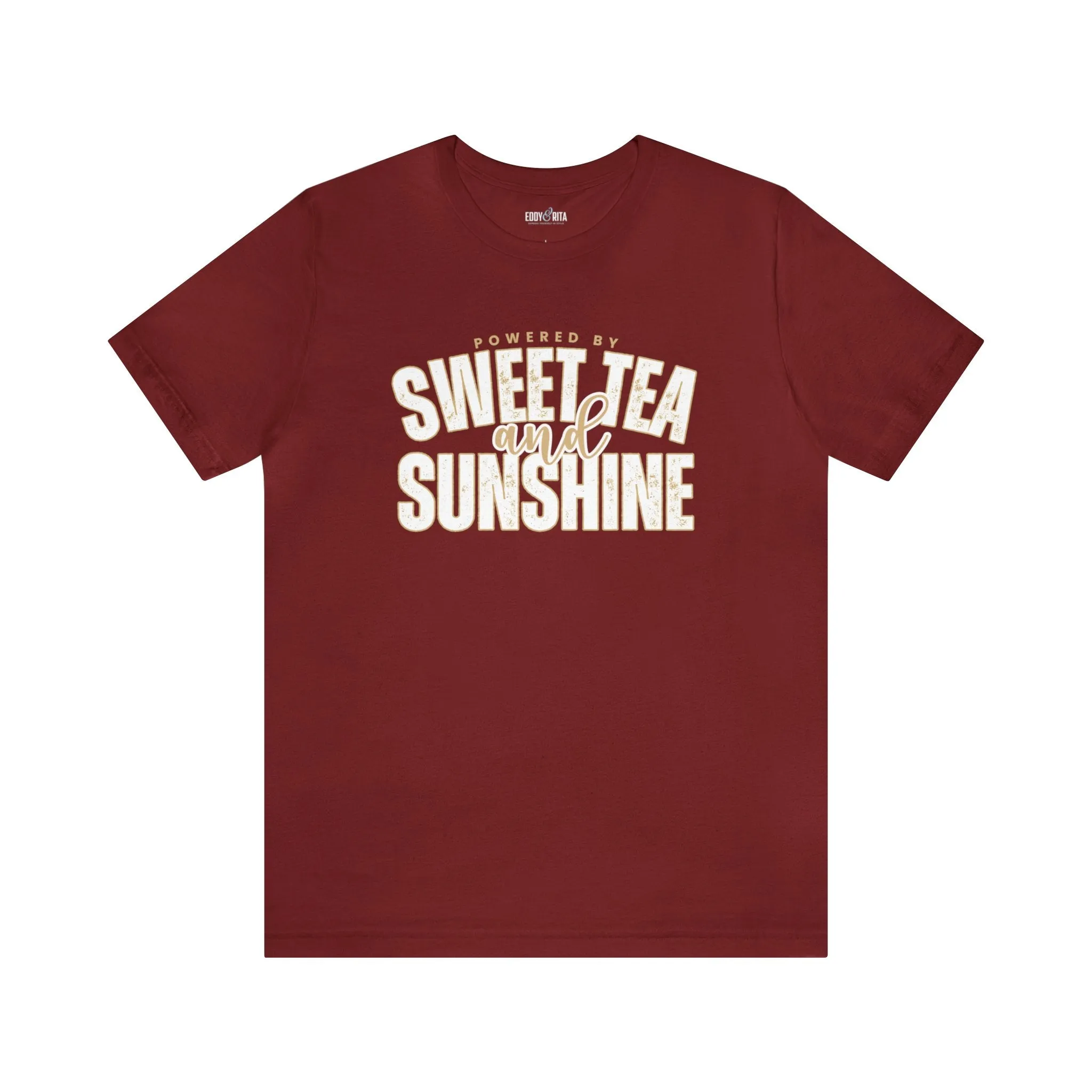 "Powered by Sweet Tea and Sunshine" Women's Bella Canvas Tee