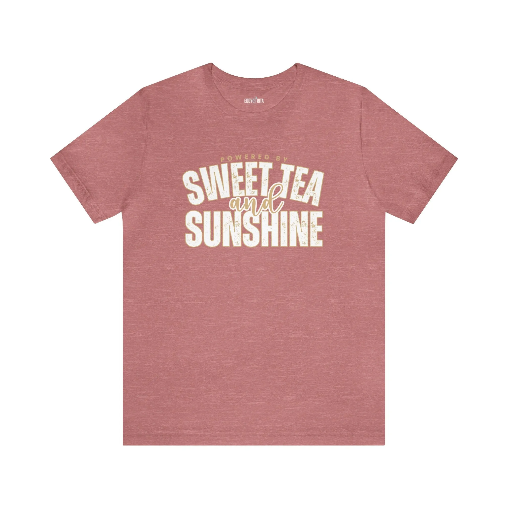"Powered by Sweet Tea and Sunshine" Women's Bella Canvas Tee