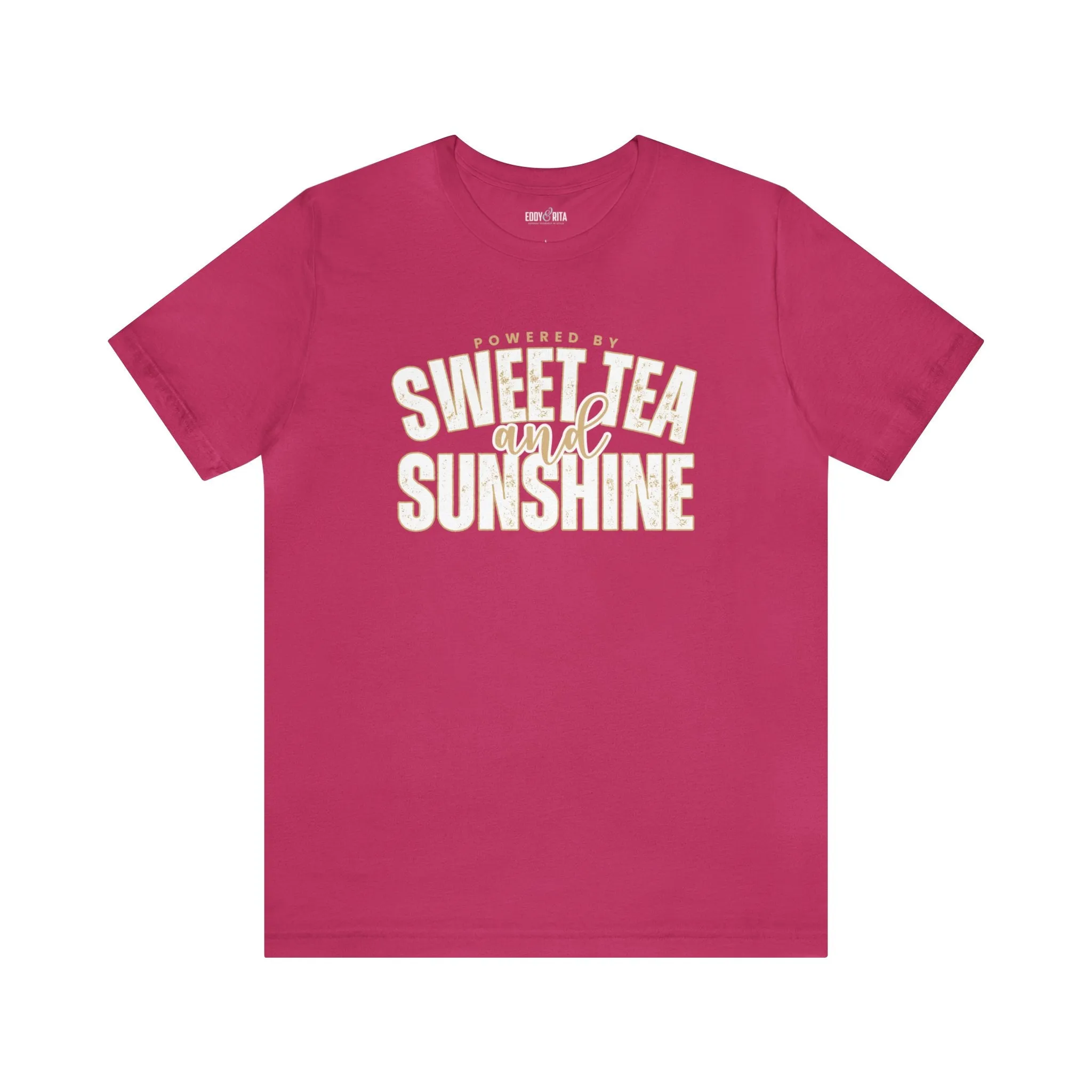 "Powered by Sweet Tea and Sunshine" Women's Bella Canvas Tee