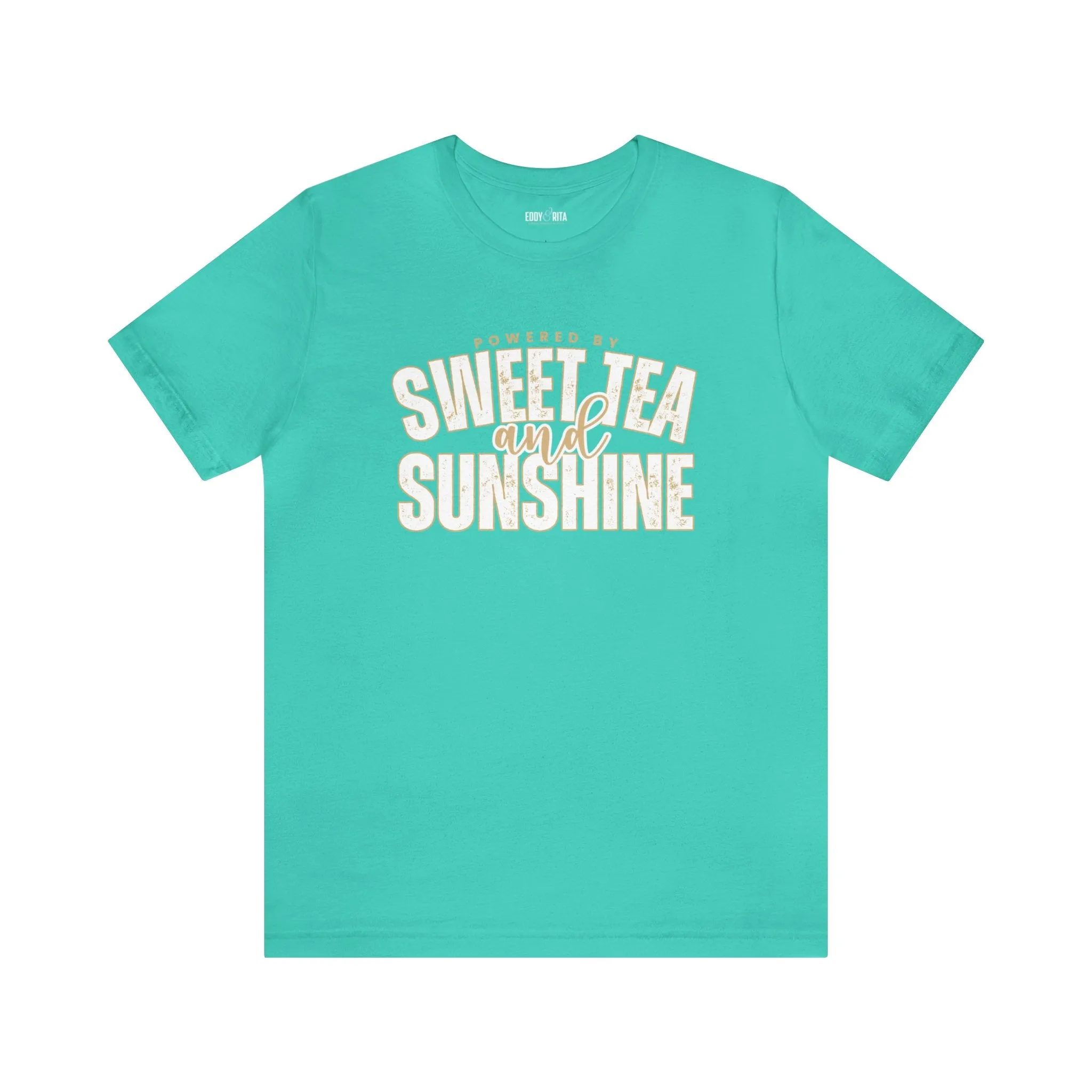 "Powered by Sweet Tea and Sunshine" Women's Bella Canvas Tee