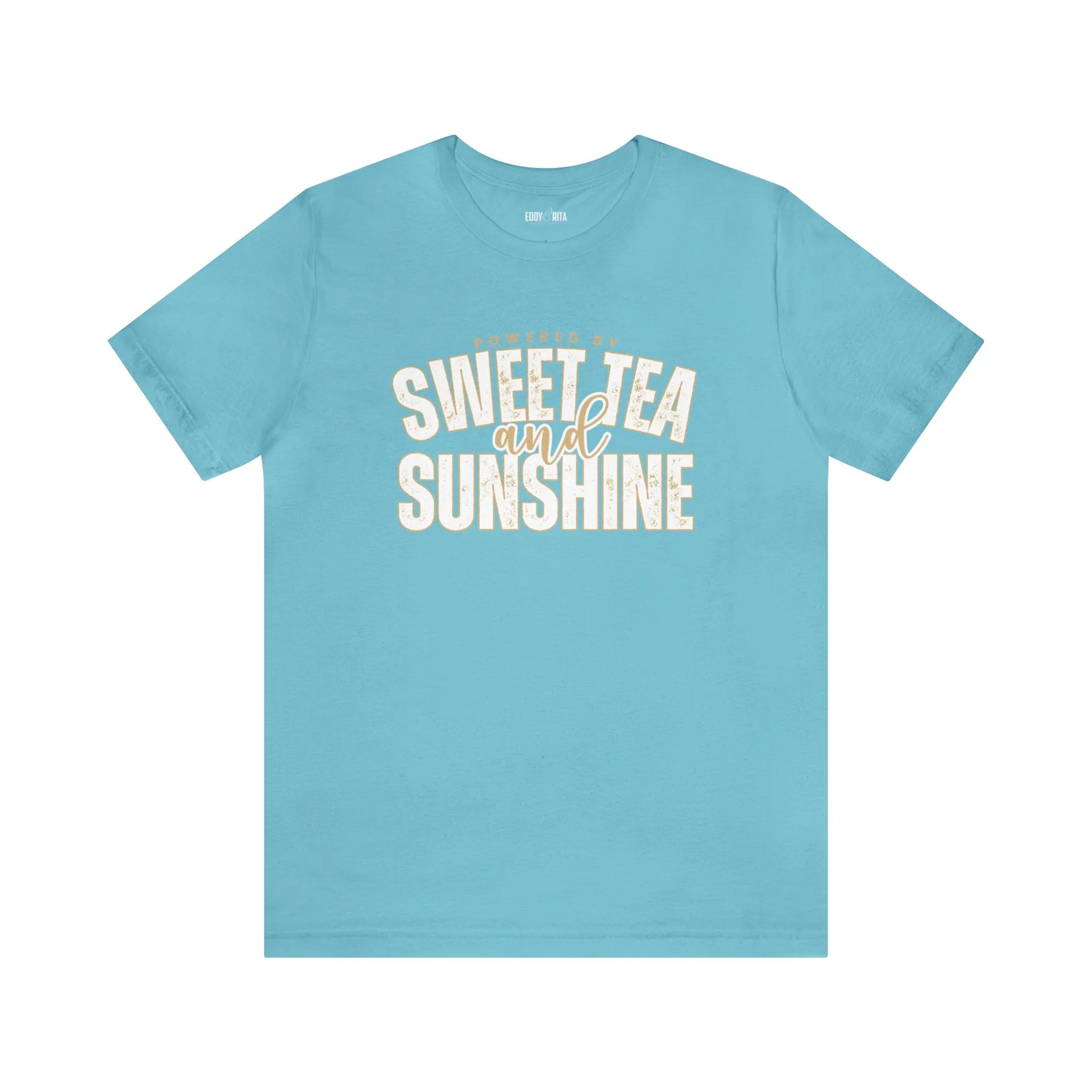 "Powered by Sweet Tea and Sunshine" Women's Bella Canvas Tee