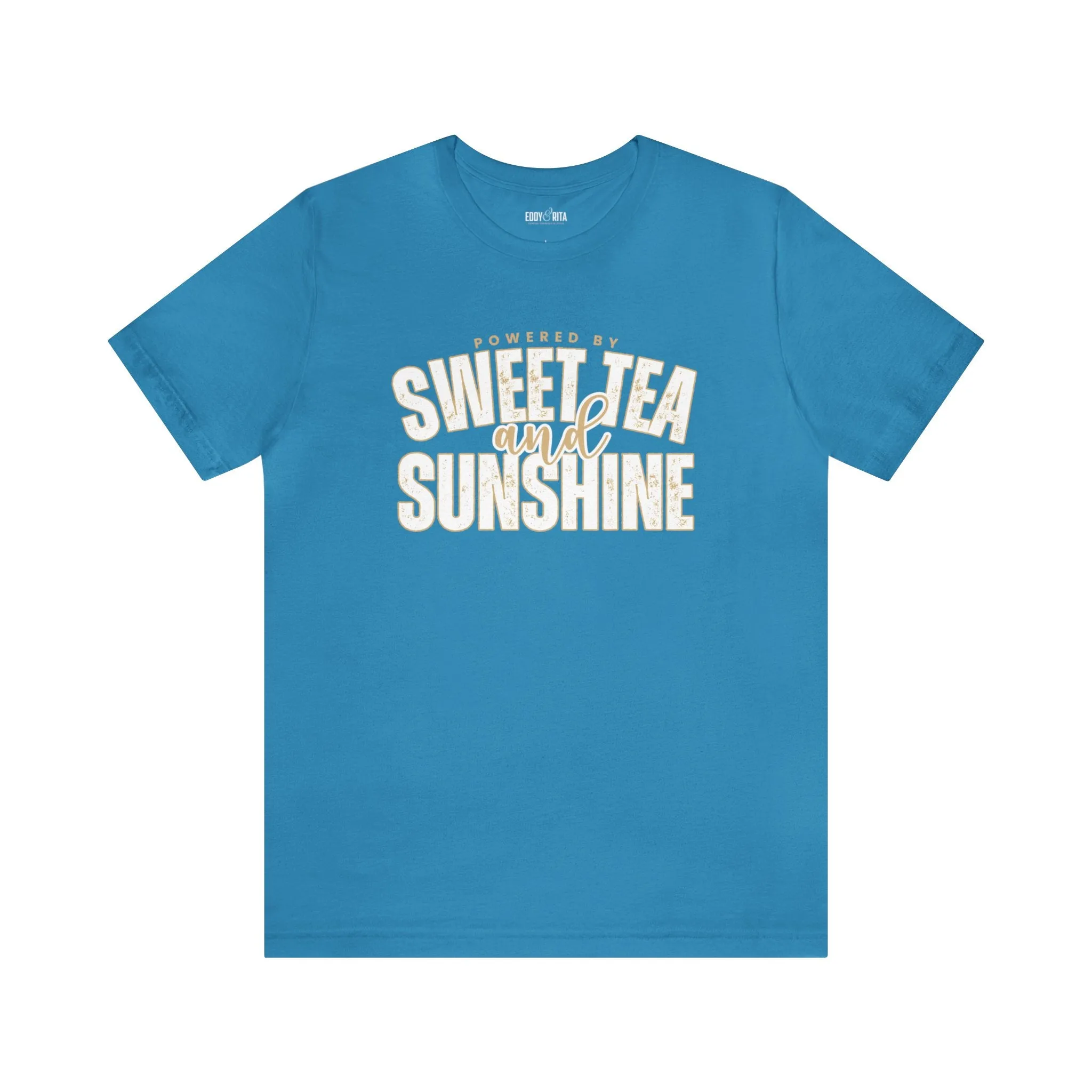 "Powered by Sweet Tea and Sunshine" Women's Bella Canvas Tee