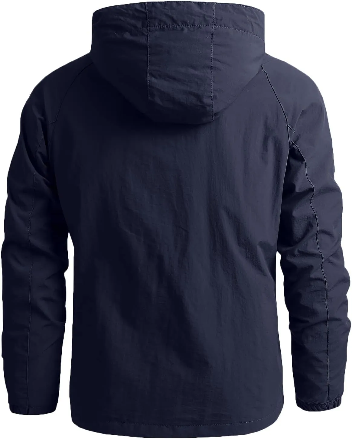 Rain Hiking Jackets for Men Waterproof Warm Snow Ski Jackets Windproof Breathable Shell Coats for Travel Fishing