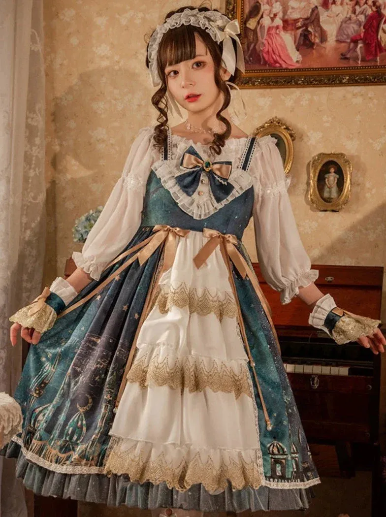Retro Lolita Dress Midnight