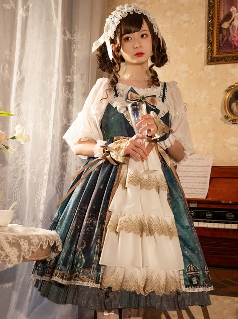 Retro Lolita Dress Midnight