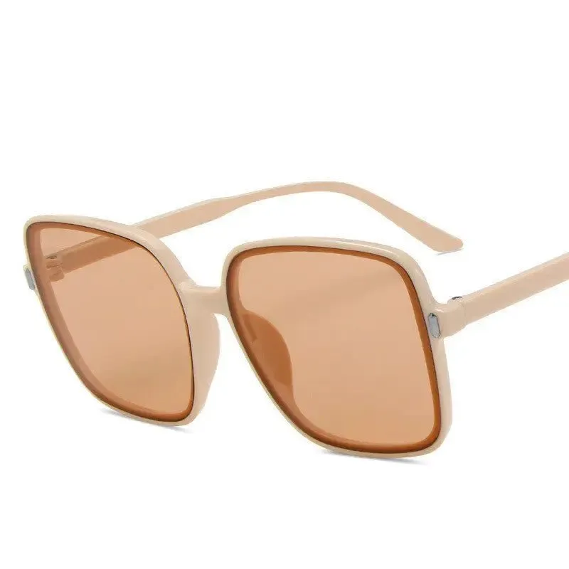 Rice Nail Sunglasses: Stylish AC Lens with PC Frame, 4 Lens Colors