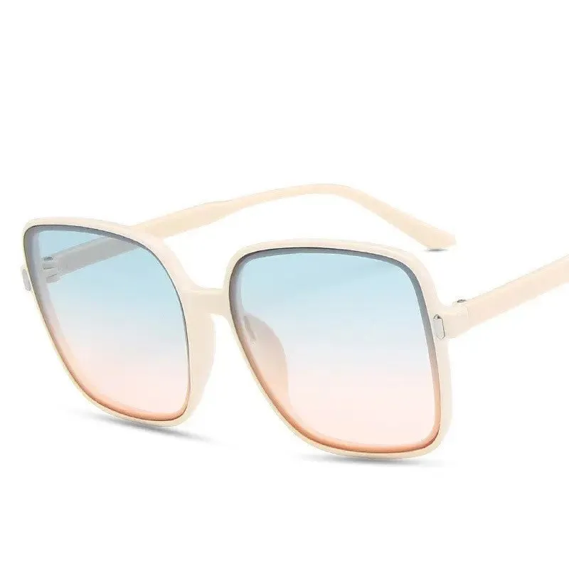 Rice Nail Sunglasses: Stylish AC Lens with PC Frame, 4 Lens Colors