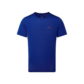 Ronhill Mens Tech S/S Tee Dark Cobalt/Flame
