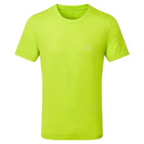 Ronhill Tech S/S Tee  (Mens) - AcidLime/BrightWhite