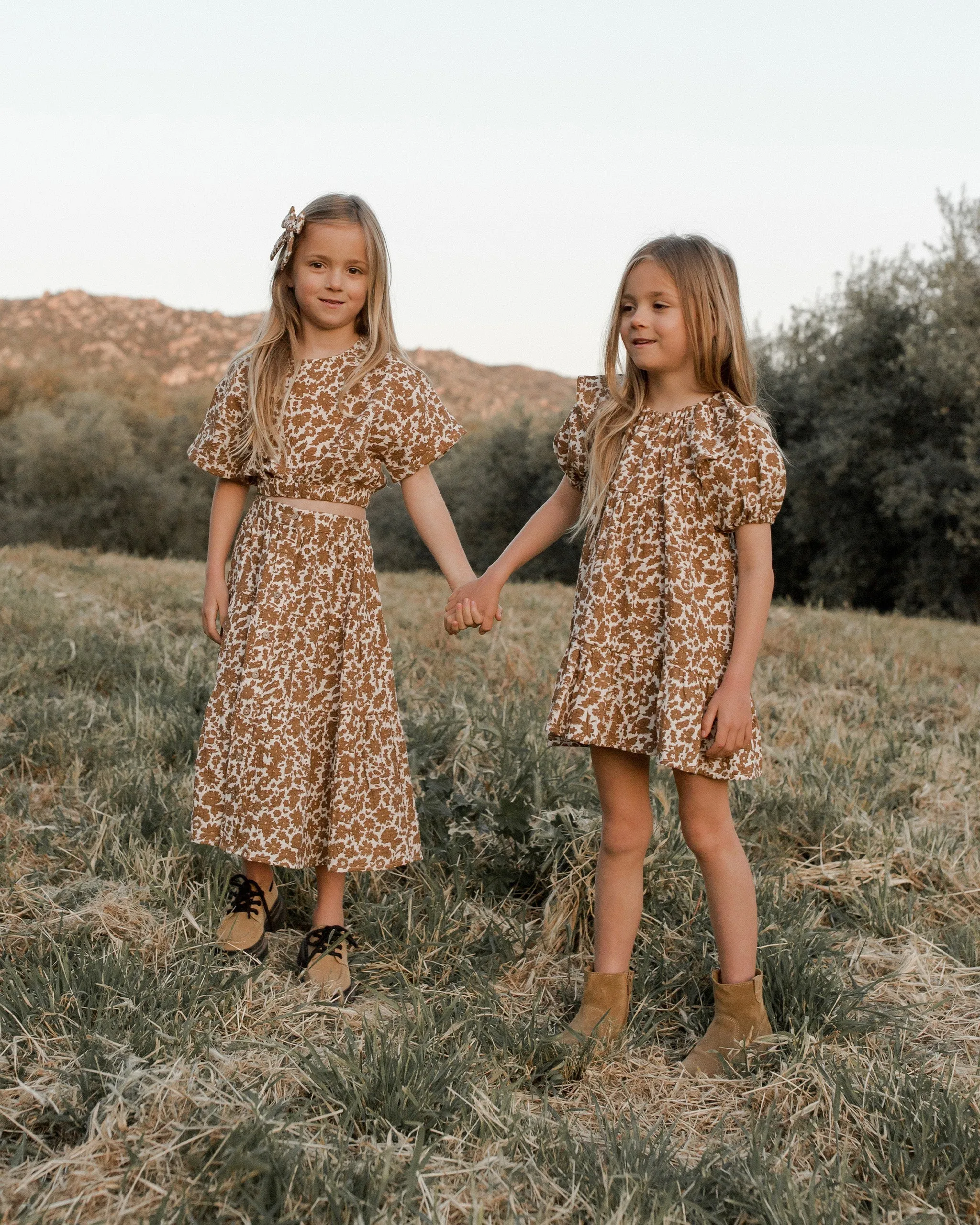 Rylee   Cru Willow Dress | Gold Gardens