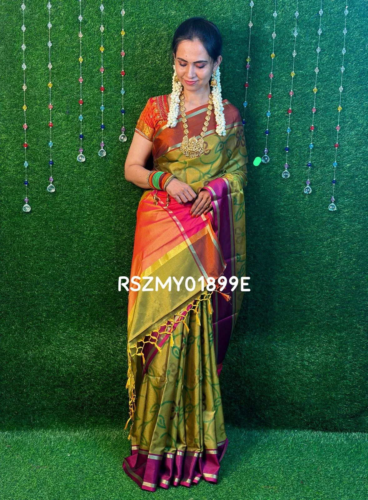 Semi soft silk.