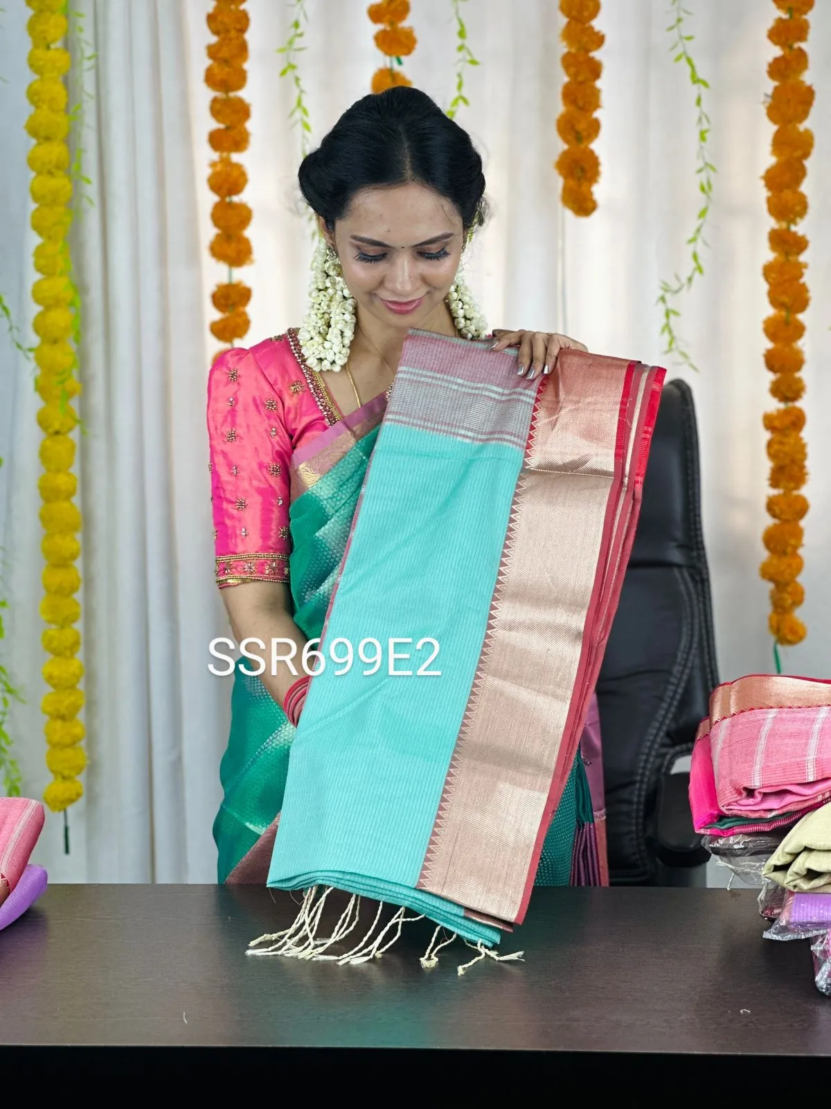 Soft cotton saree sold❌