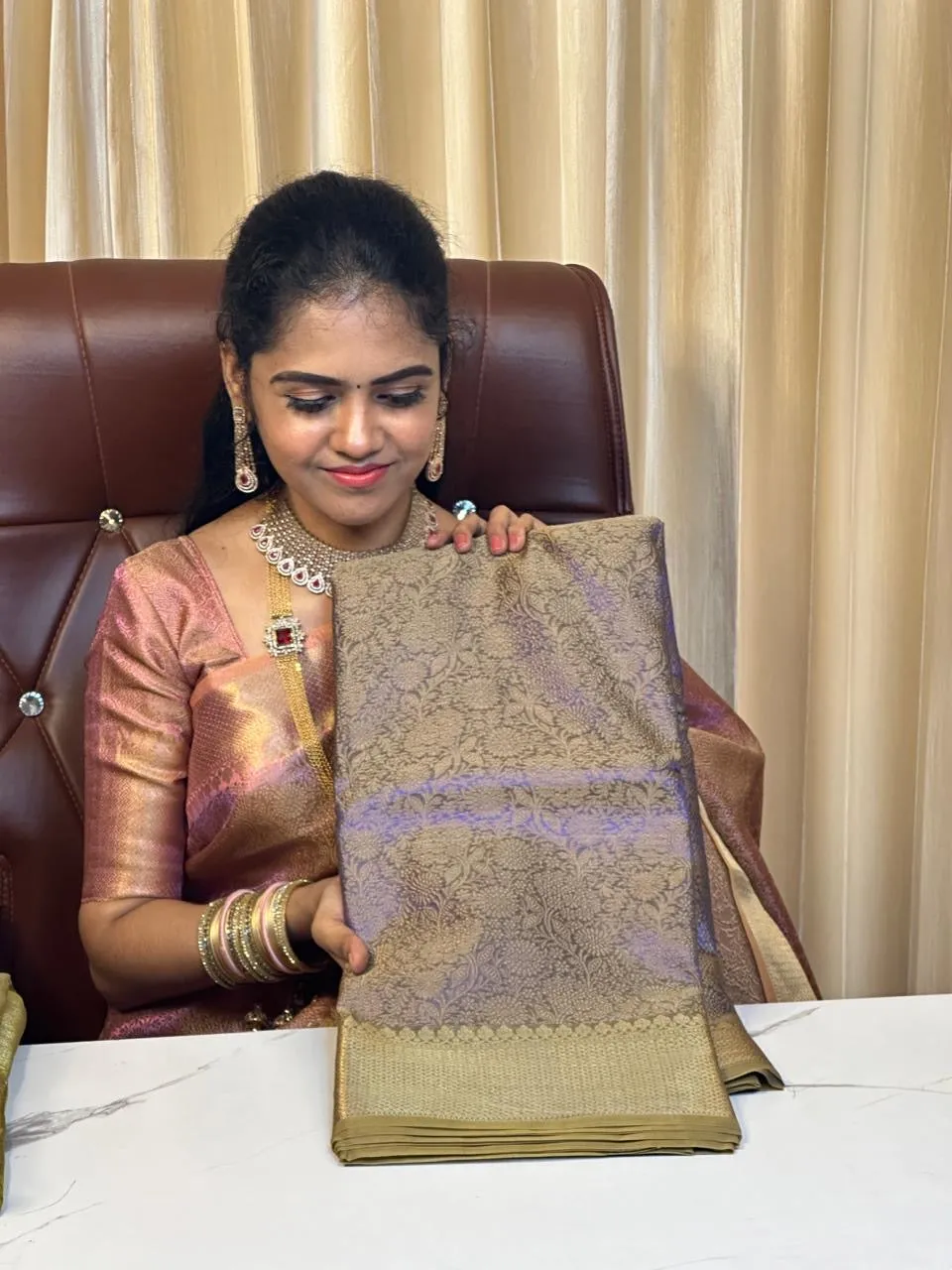 Soft katan saree.prebook🥳