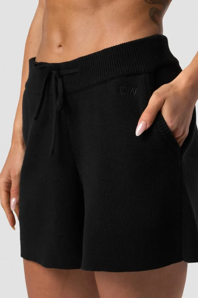 soft knit shorts