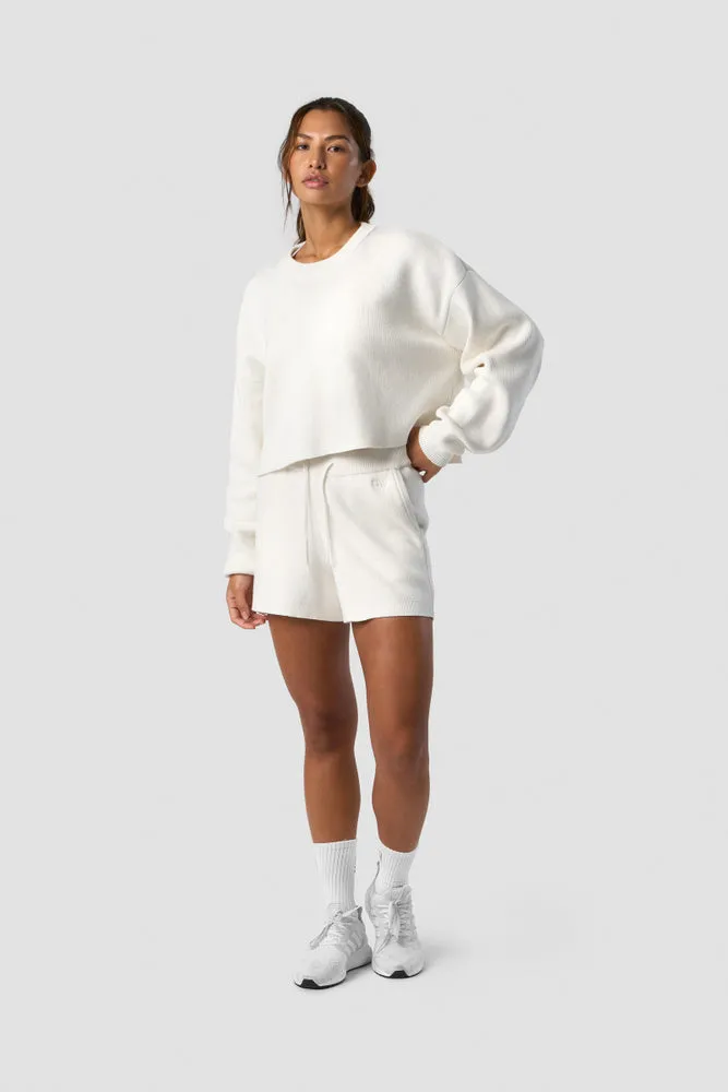 soft knit shorts