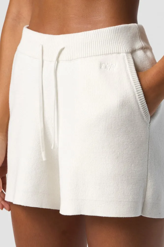 soft knit shorts