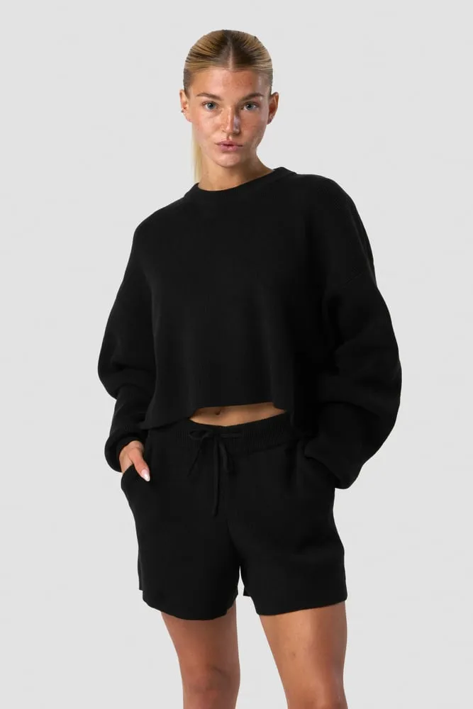 soft knit shorts