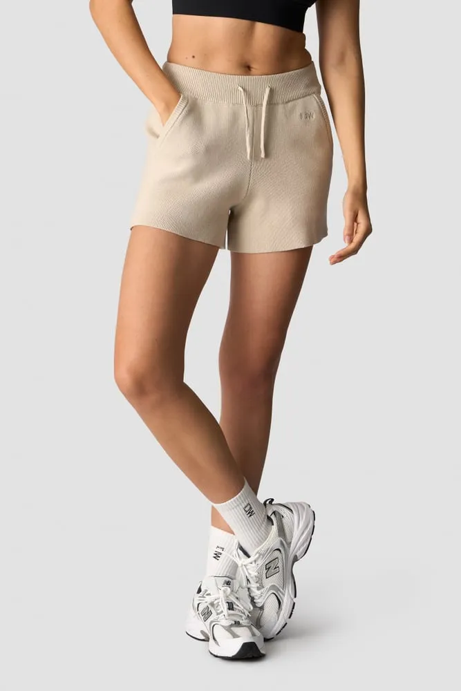 soft knit shorts