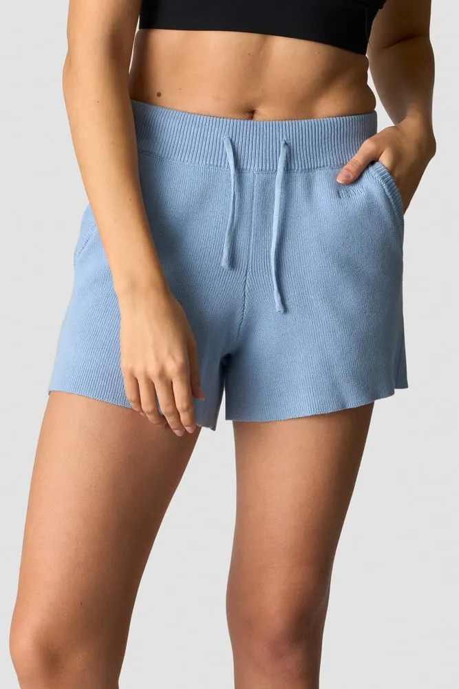 soft knit shorts