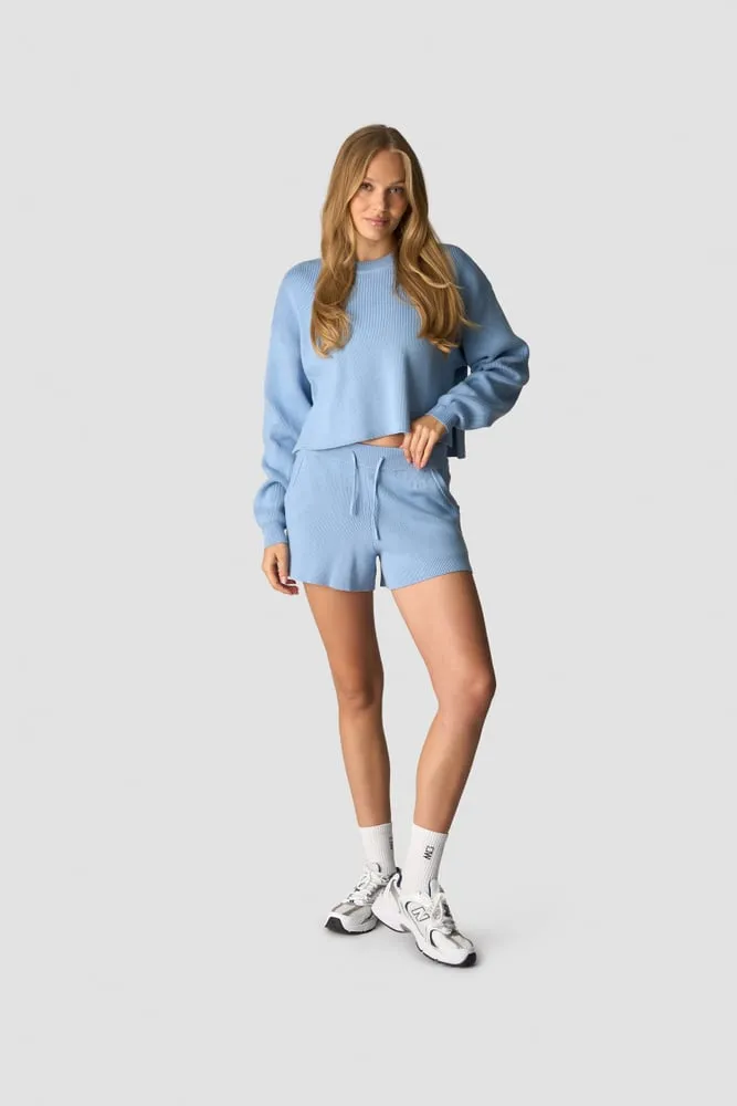 soft knit shorts
